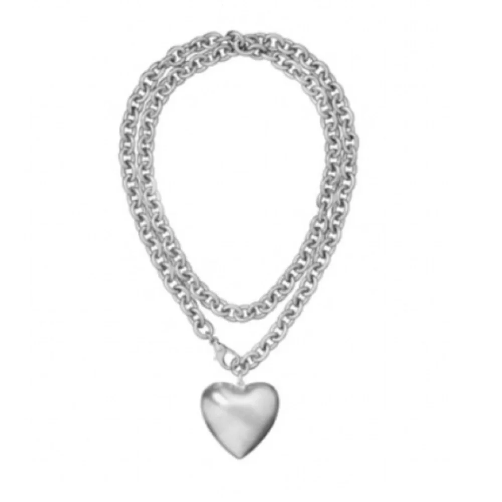 NWOT Roxanne Assoulin The Puffy Heart Necklace